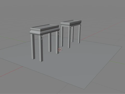 ショーブレッドのテーブル 3Dモデル