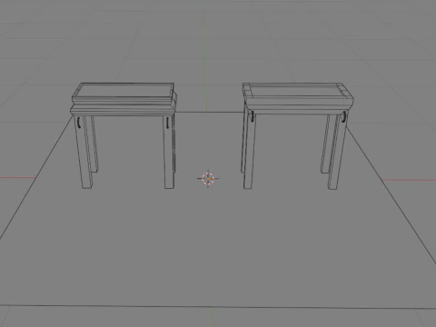 ショーブレッドのテーブル 3Dモデル