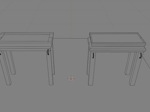 ショーブレッドのテーブル 3Dモデル