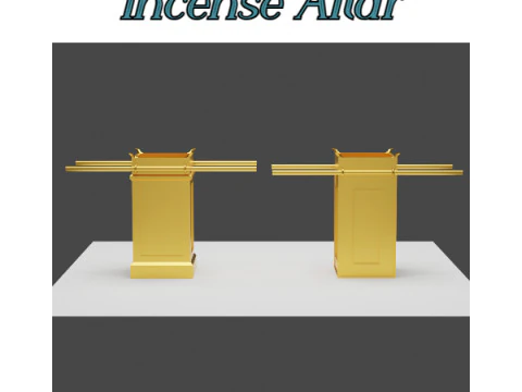 Altare dell'incenso Modello 3D