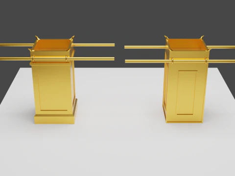 Incense Altar 3D Model