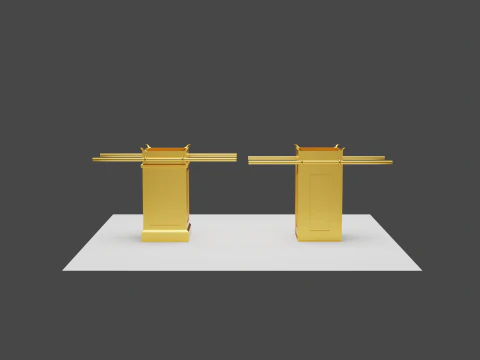 Incense Altar 3D Model