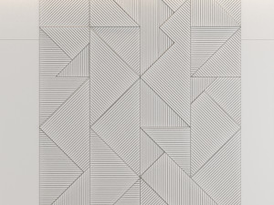 headboard made of wood mdf panels Modelo 3D