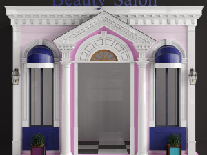 children playhouse beauty salon for kids 3D 模型