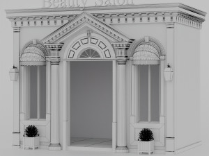 children playhouse beauty salon for kids 3D 模型