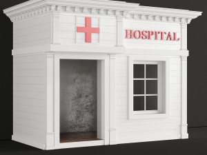 children playhouse hospital for kids Modelo 3D