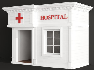 children playhouse hospital for kids Modelo 3D