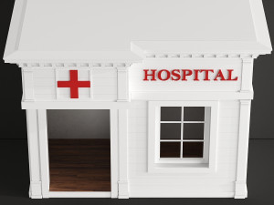 children playhouse hospital for kids Modelo 3D