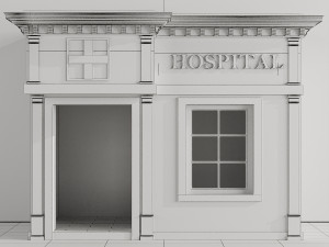 children playhouse hospital for kids Modelo 3D