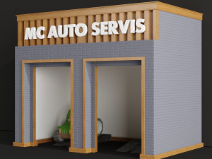 children playhouse mc avto servis for kids 3D-Modell