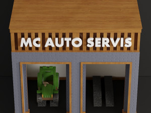 children playhouse mc avto servis for kids 3D-Modell