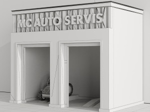 children playhouse mc avto servis for kids 3D-Modell