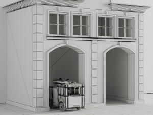 children playhouse fire department for kids 3Dモデル