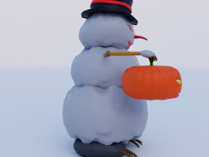 snowman 3D 모델