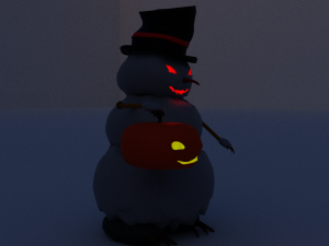 snowman 3D 모델