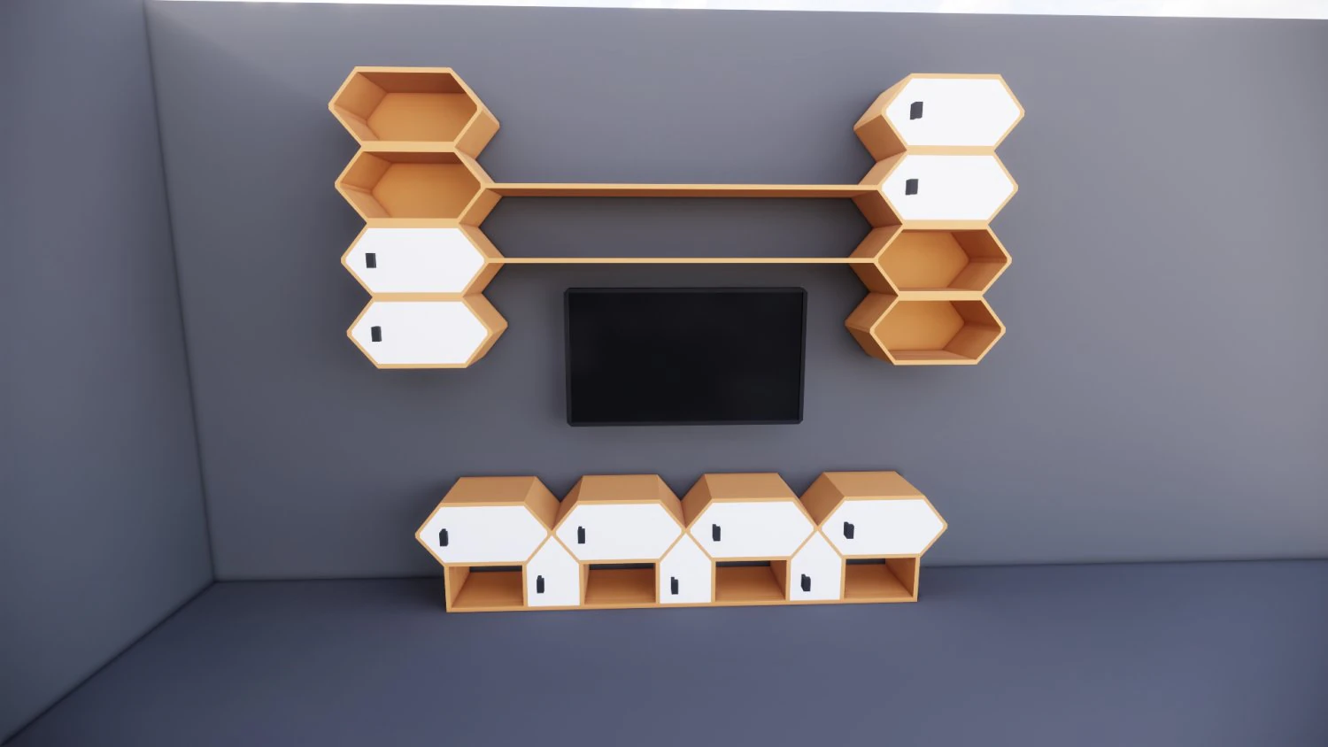 cabinet 3d 3D Model .c4d .max .obj .3ds .fbx .stl .blend 