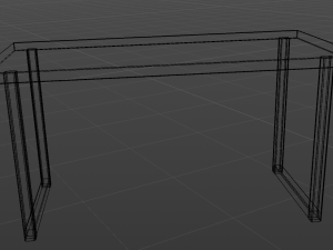 loft table Modello 3D