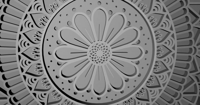 mandala layer Modello 3D .c4d .max .obj .3ds .fbx .stl .blend 