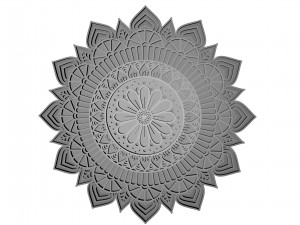 mandala layer Modello 3D
