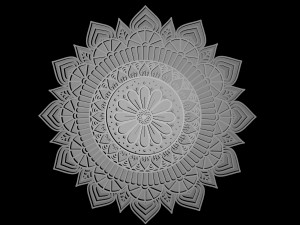 mandala layer Modello 3D