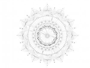 mandala layer Modello 3D