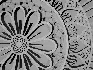 mandala layer Modello 3D