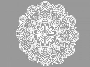 mandala while Modelo 3D
