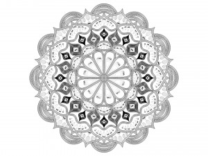 mandala while Modelo 3D