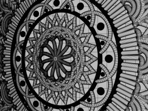 3d gold mandala 3D 模型