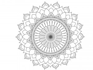 3d silver mandala 3D 모델