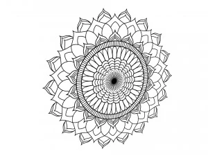 mandala de prata 3d Modelo 3D