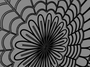 mandala de prata 3d Modelo 3D