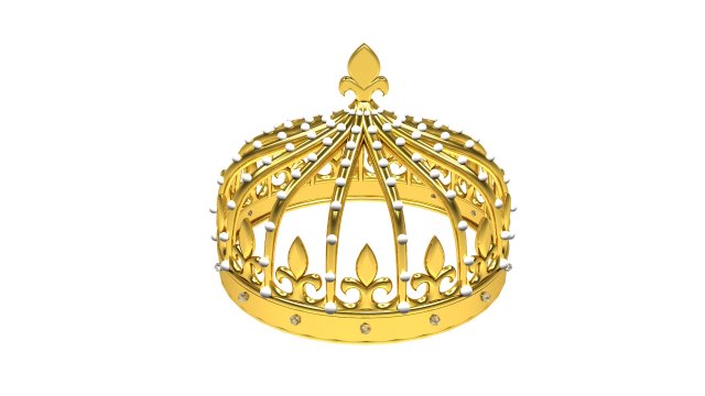 seamless 3d royal crown 3D मॉडल .c4d .max .obj .3ds .fbx .stl .blend 