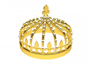 seamless 3d royal crown 3D मॉडल