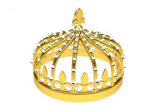 seamless 3d royal crown 3D Model