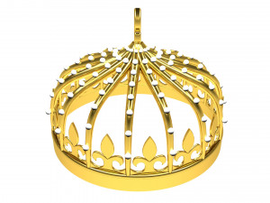 seamless 3d royal crown 3D मॉडल