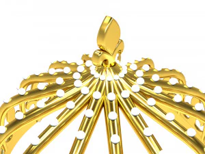 seamless 3d royal crown 3D Model