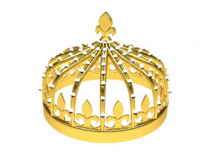 seamless 3d royal crown 3D मॉडल