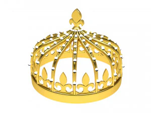 seamless 3d royal crown 3D Model