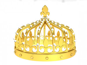 seamless 3d royal crown 3D मॉडल