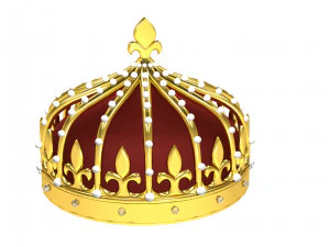3d royal crown 3D Model
