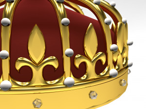 3d royal crown 3D Model