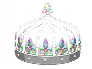 3d royal crown 3D Model