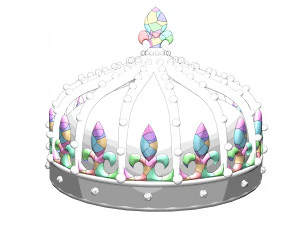3d royal crown 3D Model