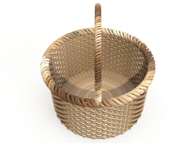 basket model Model 3D .c4d .max .obj .3ds .fbx .stl .blend 