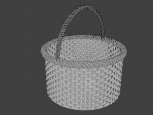 basket model Model 3D