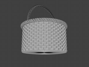 basket model Model 3D