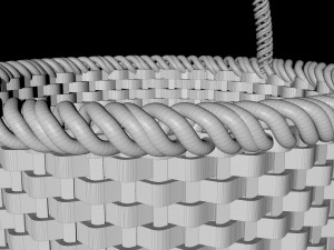 basket model Model 3D