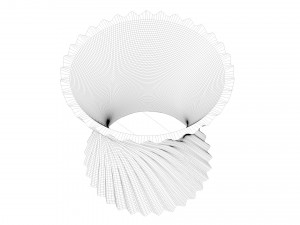 3d orange coloured vase 3D Модель