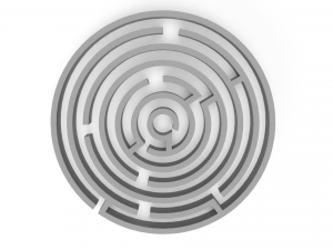 3d circle maze 3D Model